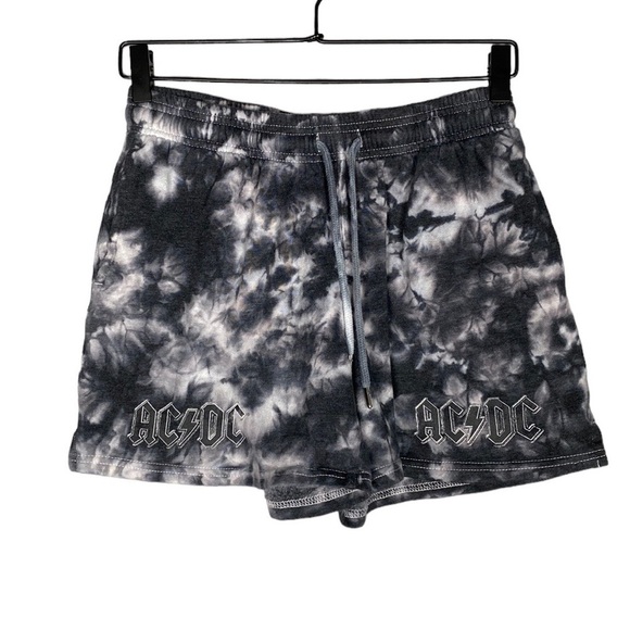 AC/DC | Shorts | Acdc Tie Dye Sweatshorts | Poshmark